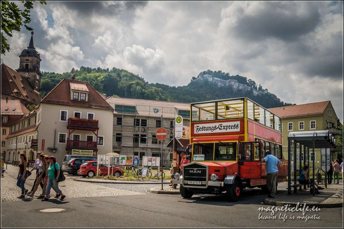 Autobus do twierdzy Königstein