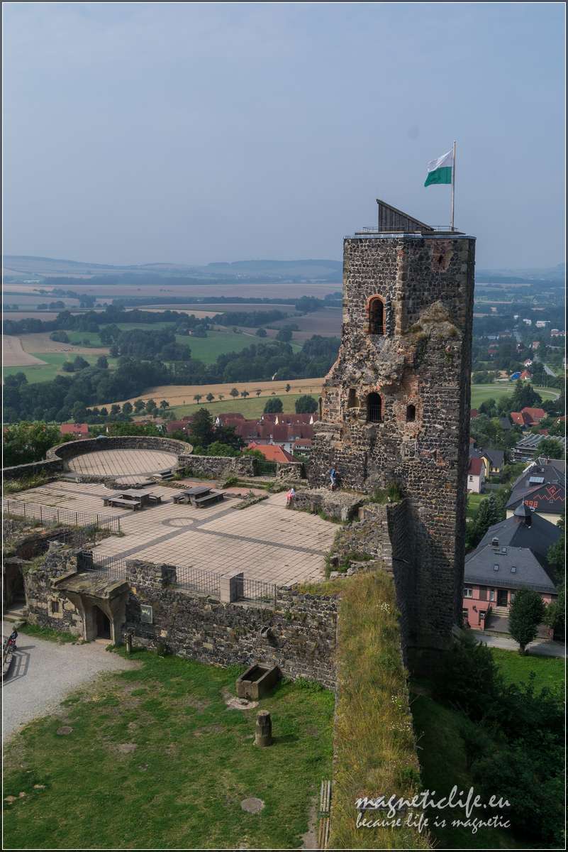Zamek Stolpen i hrabina Cosel. Wieża obronna