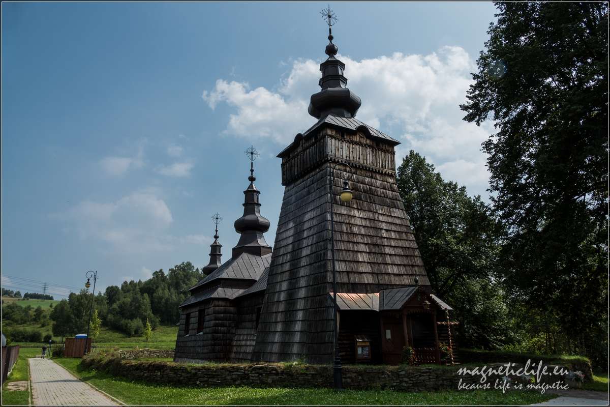 Atrakcje turystyczne wokół Muszyny Szczawnik cerkiew św. Dymitra