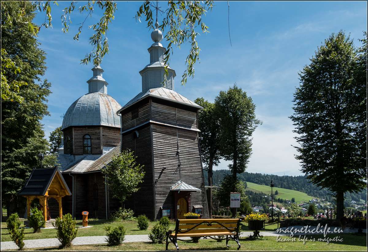 Atrakcje turystyczne wokół Muszyny Złockie cerkiew św Dymitra